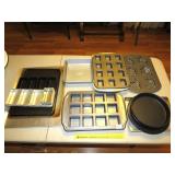 Group of Metal Bakeware - Located in Dining Room