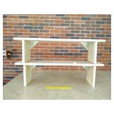(2 Wooden Shelves - 43 Inches W x 10 Deep x 12