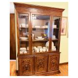 Wooden Hutch with Glass Door