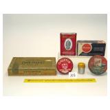 Group of Vintage Tins & Boxes includes Prince