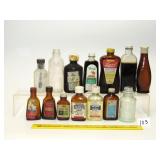 Group of Vintage Glass Product Bottles - Located