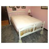 Painted Wooden Full Size Bed, Mattress will be