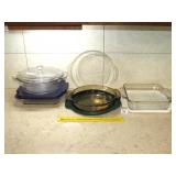 Group of Anchor Hocking Glass Bakeware  - Located