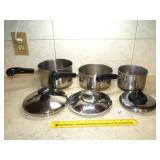 Revere Ware Copper Bottom Cookware w/Non Matching