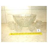Punch Bowl with 6 Cups - Located in Dining Room