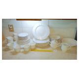 8 Place Setting of Federalist Ironstone