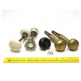Vintage Door Knobs & Brass Hame Knobs