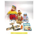 Vintage Woody Woodpecker Toy and Other Toys.