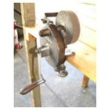 Prairie Hand Crank Bench Grinder