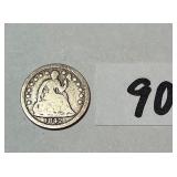 1842 Half Dime, O mint mark