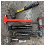 Assortment of Hammers & Mallets