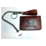 Vintage Leather Honda Goldwing change holder