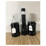 Couple of small battery-powered lanterns & a