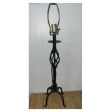 Metal table lamp; measures approx. 28 3/4 in T