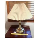 Brass table lamp