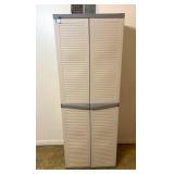 Plastic Black & Decker Storage Cabinet; measures