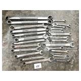 Lot of Metric Craftsman Wrenches; 4 1/2 mm to 19