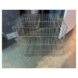 Pet Crate; no tray in bottom; measures approx. 22