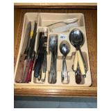 Group lot of flatware