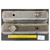 Pair of Valve Covers for Corvette, 7 fin