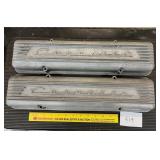 Pair of Aluminum Valve Covers for Chevy Corvette,