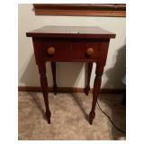 Vintage Cherry Side Table; has some wear to