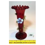 Hand Blown Art Glass Vase