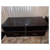 TV Stand (not solid wood); measures approx. 17