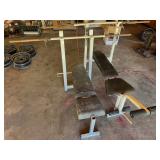 Pair of Weight benches w/ bars