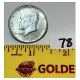 1964 Kennedy Half Dollar, no mint mark