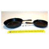 Pair of Cast Iron Skillets