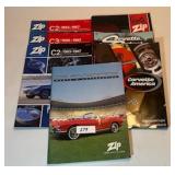 Group lot including Zip Corvette Magazines,