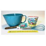 Assortment of Pioneer Woman kitchenware including