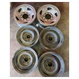 Group lot of tire rims