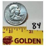 1957 Franklin Half Dollar, no mint mark