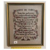 Framed Needlepoint