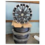 Set of (4) 20 in Chevrolet Rims, used