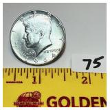 1964 Kennedy Half Dollar, D mint mark