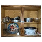 Cabinet Clean Out including some skillets,