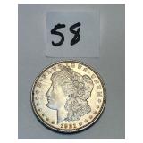 1921 Morgan D. Silver Dollar