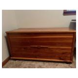 Vintage Cedar Chest; has some damage to top as