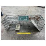 Live animal trap; included is a small foothold