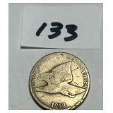1858 Flying Eagle one cent coin
