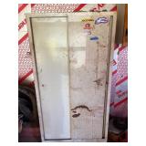 Metal Cabinet; contents included; measures