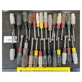Assortment of nut drivers