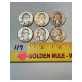 (6) Silver Quarters