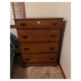 Vintage Chest of Drawers, possibly maple; matches