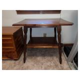 Antique Side Table; shows some wear to finish;