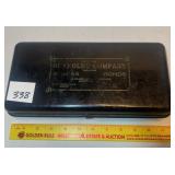 Small metal box; H W Reynolds Company, Inc.