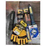 Couple small work lights, Lenox Hole Saw (new),